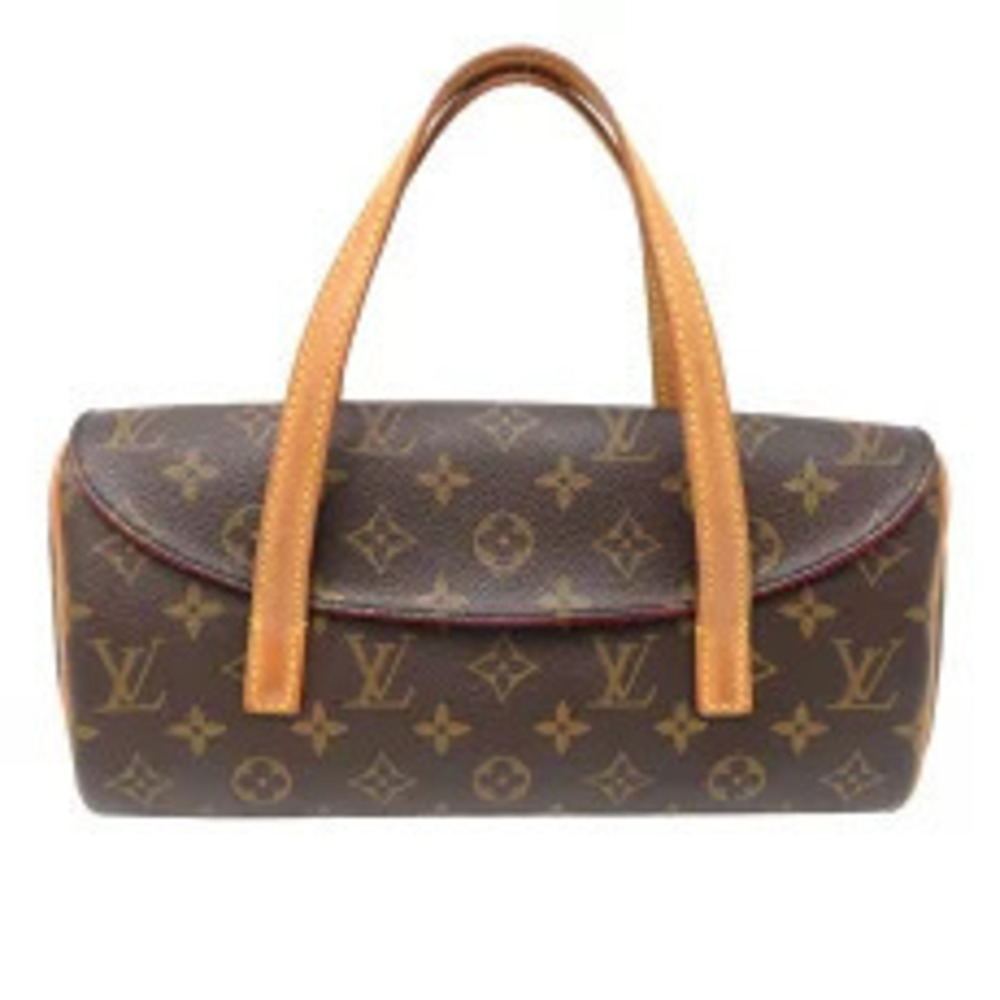 Louis Vuitton Sonatine Handbag Monogram Brown